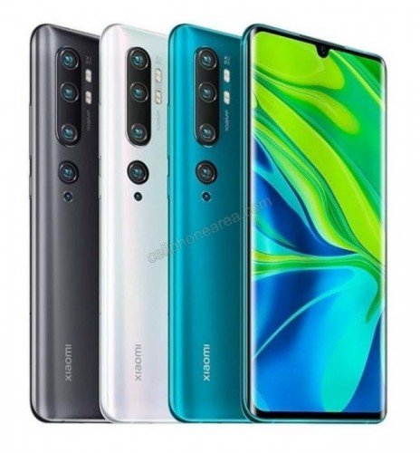 Xiaomi Mi Note 10 Pro All Colours