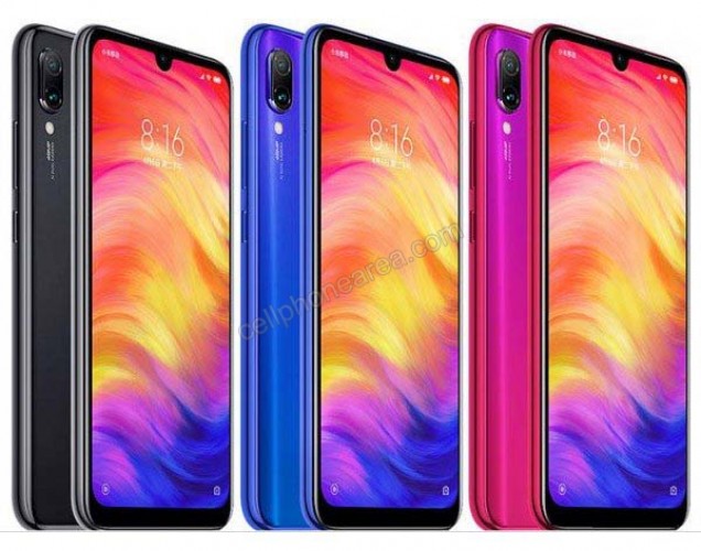 Xiaomi Redmi Note 7 Three Variant Colours