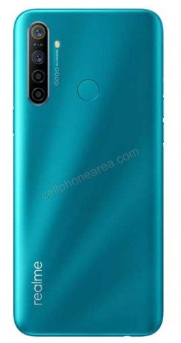 Realme 5i Aqua Blue Back